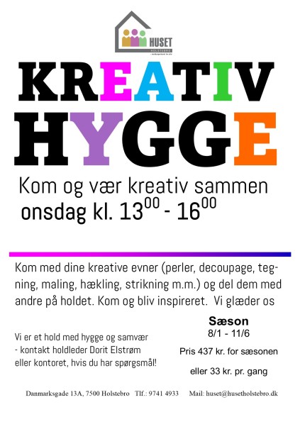 Kreativ Hygge, akrylmaleri, akvarel, tegning, kreativ 